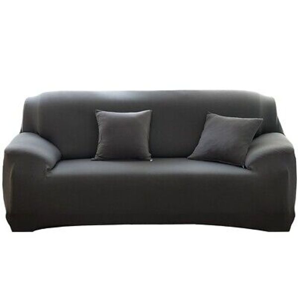 Sofa Cover for Corner Sofa L-Shaped Sectional Sofa Elastic Gray Pet3654