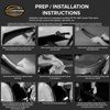 Universal V1 Style Black PU Front Bumper Lip Spoiler Splitter 65"*16"