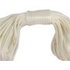 Double Braid Polyester Rope 1/4 by 100 Feet, White