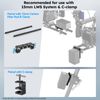 Sirui Mini V Mount, V-Mount Battery Plate Kit, V-Lock Battery Base with 2 Base Plates, Compatible with 15mm Shaft Clamp, Multi-Thread, 1/4"-20, AM-VM03