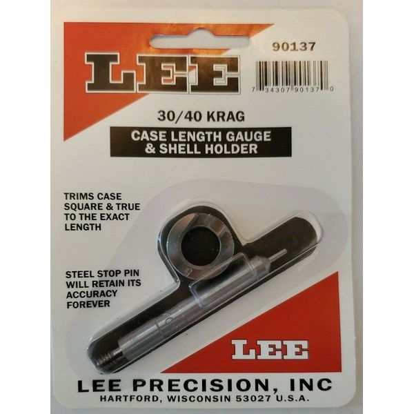 Lee 90137 Case Length Gauge Shell Holder 30/40 Krag