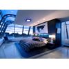 18w Square Recessed LED Ceiling Panel Light Dual Colour Cool White/Blue