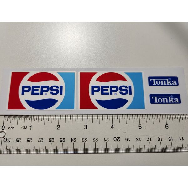 Tiny Tonka Pepsi Cola Delivery Box Truck Stickers For Tiny Tonka Truck