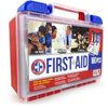 Be Smart Get Prepared 180 Piece First Aid Kit: Clean, Treat, Protect Minor Cuts, Scrapes. Home, Office, Car, School, Business, Travel, Emergency, Survival, Hunting, Outdoor, Camping & Sports, FSA HSA
