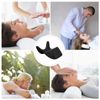 Beaupretty Neck Rest Cushion Shampoo Bowl Neck Rest Bath Pillow Hair Salon Head Pillow Universal Fits Any Bowl For Salon Hair Hairdressing Washing Sink Basin Black