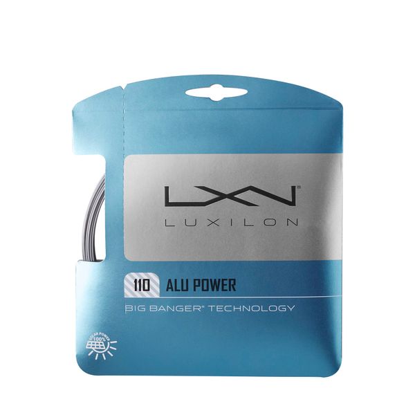 LUXILON WR8305501110 ALU POWER 110 Tennis String String, Silver