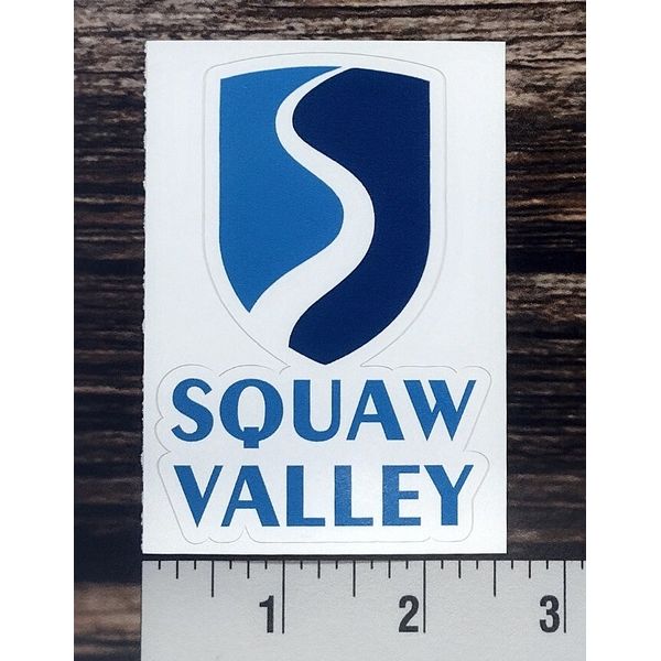 Squaw Valley Ski Resort Snow Skiing Boarding sticker decal