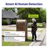 SANNCE Security Camera System Outdoor Wireless 2 Way Audio WIFI CCTV 5MP 8CH NVR