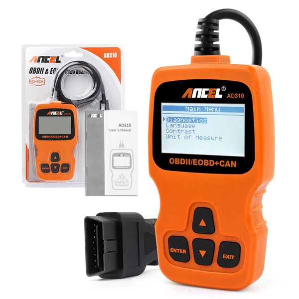 Check Engine & Turn Engine Light Off OBD2 Code Reader Car Automotive Scanner 