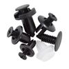 100 Car Retainer Auto Fasteners Push Trim Clips 6Size Pin Bumper Rivet 4Tool Kit