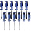 12 Pack Mini Pocket-Clip #0 Phillips Screwdriver with Magnetized Tip, 4-inch Overall Length