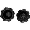 Aupll Replacement 2 Pack Spa Inflatable hot tub Hole Plug Filter Stopper Cap Black