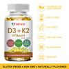 2 Pack - Vitamatic Vitamin D3 K2 Gummies - 120 Count - Supports Healthy Bone