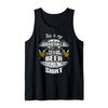 Funny Distressed Baseball Catcher Beer Drink Trash-Talking Tank Top