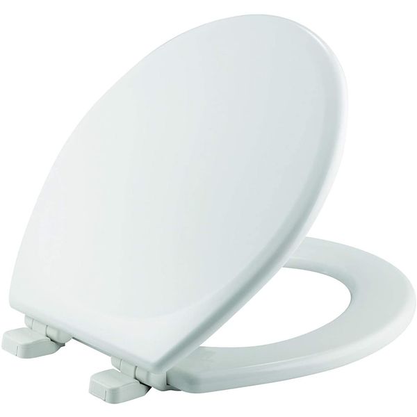 Mayfair 843SLOW 000 Lannon Toilet Seat Will Slow Close and Never Loosen Durable