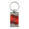 Lincoln MKX Rectangular Wave Key Ring (Red)