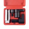 DAYUAN YT97981 5 pcs O2 Oxygen Sensor Socket Set Wrench Remover Tool and Thread Chaser Set,Black