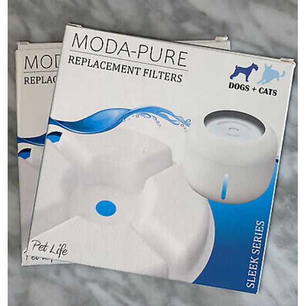 (2) Cat Dog Pet Fountain Replacement Filter Cartridge Moda-Pure 1pc