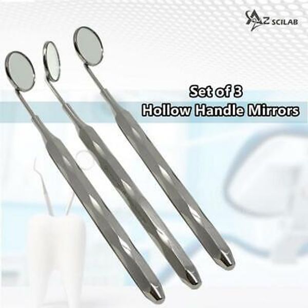 German X3 Dental Mouth Mirror #5 Unique Hollow Handle Dental Instruments Dentist