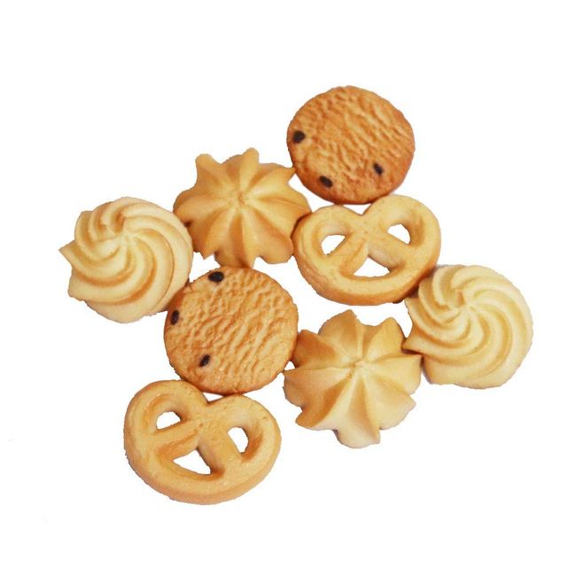 GuCra Cookie Biscuit Candy Model, 8 Pack, 4 Assorted Assorted Food Samples, Food Models