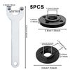 125mm Grinder Angle Spanner Wrench Nut with Angle Grinder Key, Metal Spanner Lock Nut Angle Grinder Accessories, Angle Grinder Spanner Angle Grinder Attachments Compatible with 125mm Angle Grinders