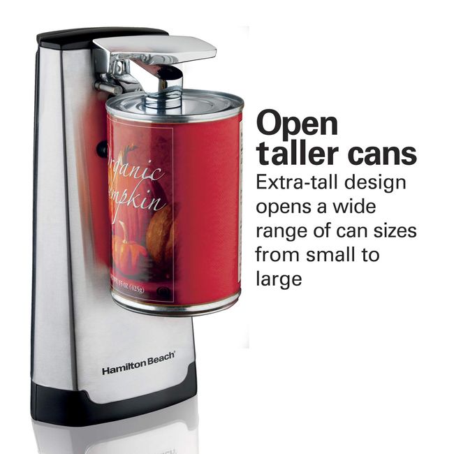  Hamilton Beach Walk 'n Cut Electric Can Opener for Kitchen, Use  On Any Size, Automatic and Hand-Free, Cordless & Rechargeable, Easy Clean  Removable Blade, Black (76501G) : Home & Kitchen
