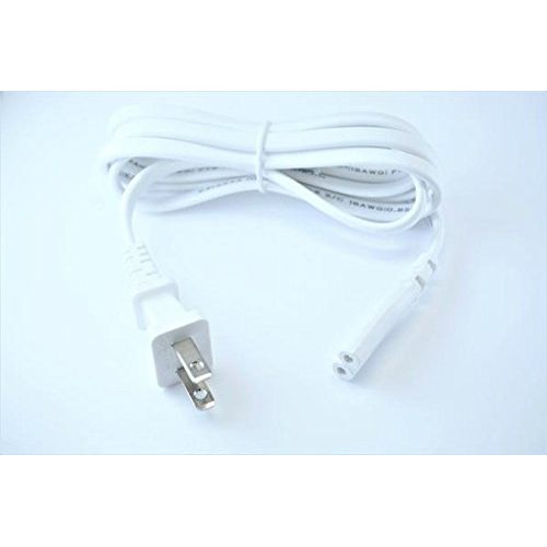 [UL Listed] OMNIHIL White 5 Feet Long AC Power Cord Compatible with Tribit StormBox Blast Speaker