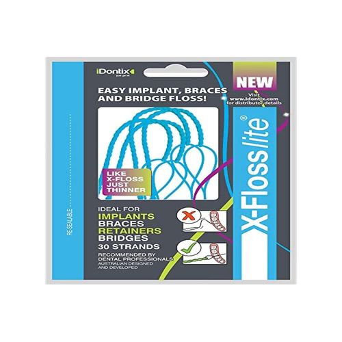 iDONTIX X-FLOSS LITE THIN DENTAL FLOSS 30 STRANDS IN PACK by Idontix