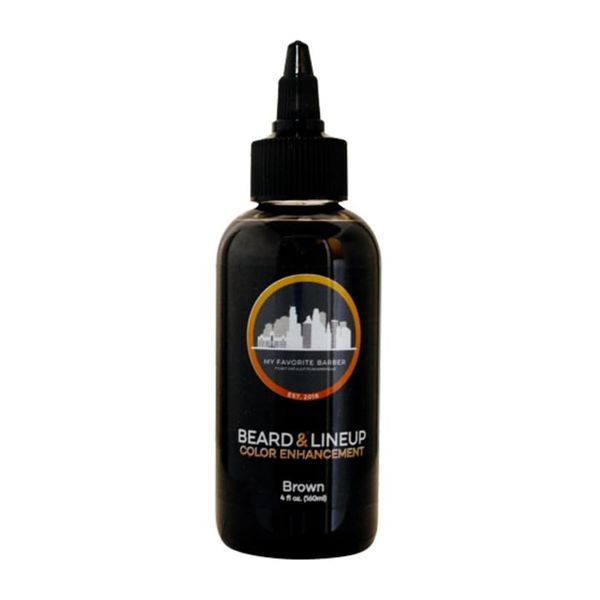 BEARD/LINEUP COLOR ENHANCEMENT BROWN 4 OZ
