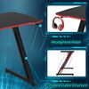 47" Gaming Desk Ergonomic with Large Desktop Work Place PC Office Computer Desk