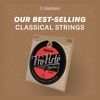 D'Addario Guitar Strings - Pro-Arte Classical Guitar Strings - EJ45FF Carbon Strings - Silver Plated Wrap, Composite Dynacore, Carbon Trebles - Normal Tension