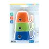 Nuby Whale Bath Cups, 3 Stacking Cups, BPA Free