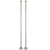 Kingston Brass CC488 Vintage Straight Bath Supply, 29" Length, Brushed Nickel