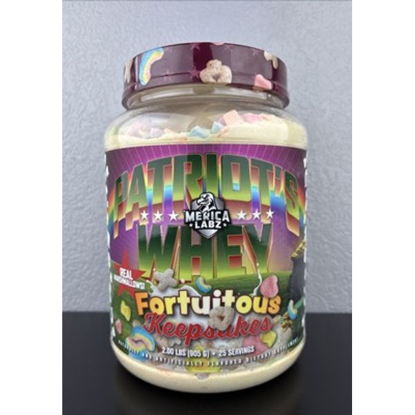 Merica Labz Patriot’s Whey 2 lbs Protein Powder Fortuitous Keepsakes 25 Servings