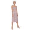 TRENDYOL Women's midi basic regular fit woven fabric dress, red