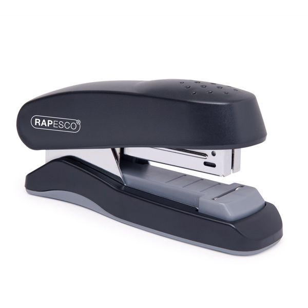 Rapesco 1064 Half Strip Flat Stapler 25 Sheet Stapler Black