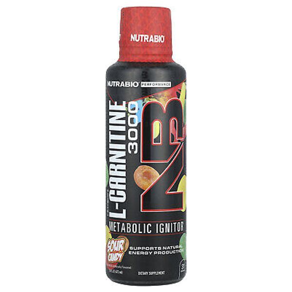 Lean Shots L-Carnitine 3000, Sour Candy, 16 fl oz (473 ml)