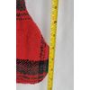 NEW St Nicholas Square Red Black Plaid 21" Christmas Stocking "K" Initial Fabric