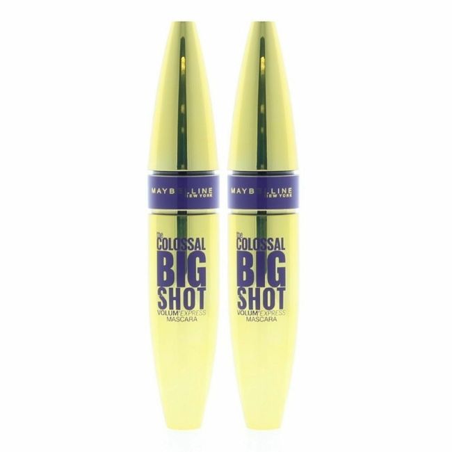 Maybelline Volum'Express The Colossal Big Shot Mascara Very Black 9.5 Ml 2-Pack