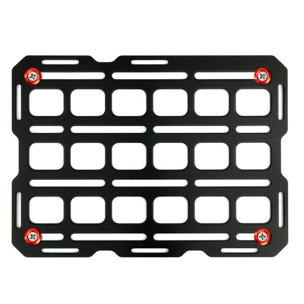 Center Console MOLLE Tech Plate Kit – Large – Universal Mounting Panel for Vehicle Organization