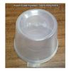 GSL 25 x 100ml Food Storage Grade Hinged Lid Plastic Containers.