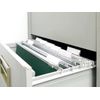 50 Suspension File Tabs and Inserts - Clear Plastic Tab with Repositionable Label Insert (50 Tabs & 50 Inserts)