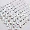 081 Rhinestone Sticker (Deco Sticker) Jewelry Type 0.2 - 0.4 inches (4 - 9 mm) [Crystal]