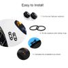 Bumper Quick Release Fastener Kit for Universal Front Rear Car Bumper (Black) 6 x O-Ring