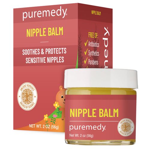 Nipple Balm – 100% Organic & Wild-Harvested Soothing Ointment for Tender, Chapped Nipples – Immediate Relief with Healing Ingredients – Food Grade Certified, Gentle & Powerful