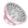 Universal Hair Diffuser, Blow Dryer Diffuser Adjustable Hair Dryer Attachment Fits Most Types of 1.7"-2.6" Blow Dryer Nozzles for Hair Care/Curly Hair (Pink)