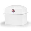 Crowne Vault Emblem | Ideal for Urns, Vaults, Ground Burials, and Cremation Boxes | Available in Multiple Designs (Path)