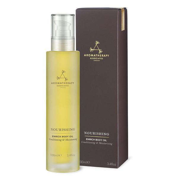 Aromatherapy Associates Support Nourishing Enrich Body Oil. Luxurious Blend of Oils for Smooth, Comforted Skin. Made with Coconut, Macadamia and Evening Primrose Essential Oils (3.4 fl oz)