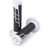 Pro Taper Clamp On Grips - 1/2 Waffle (White/Black)