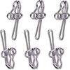 H&S Curtain Hooks Metal 100pcs Curtain Header Tape Drapery Hooks